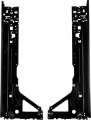 Guide-rail - 11059484 Lisenen Set Oven Carriage Set Left And Right In Black Colour [Bosch Siemens]